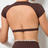 Hearuisavy Breathable Workout Crop Top for Women