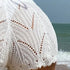 Hollow Drawstring Knitted Bikini Shorts