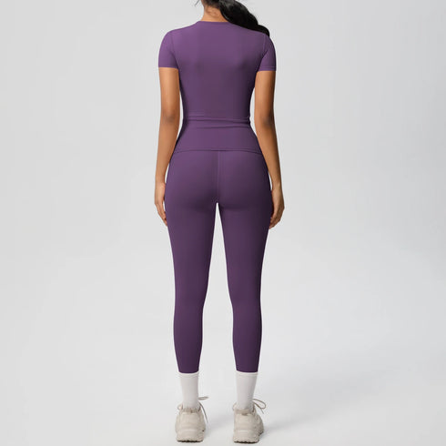Women's 2-Piece Patchwork Yoga Set