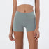 SOISOU High Waist Nylon Gym Shorts for Women