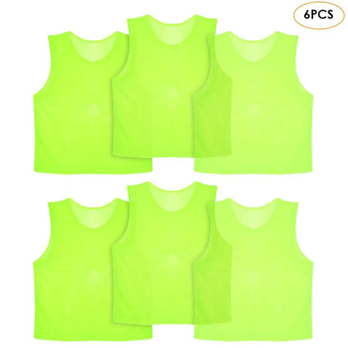 12 Pack Soccer Training Vests for Adults and Kids