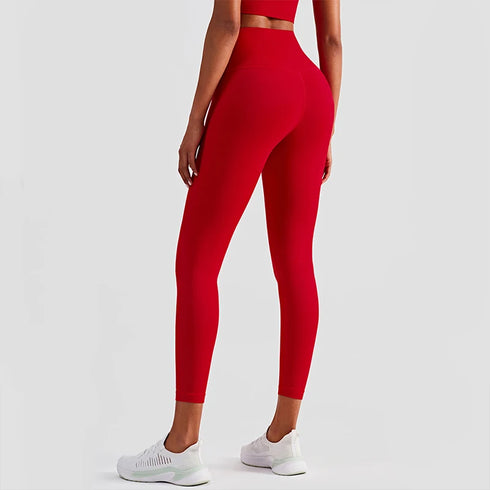 Women's Seamless Yoga Leggings with Inner Pocket
