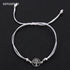 12Pcs Life Tree Charms Adjustable Bracelet Set