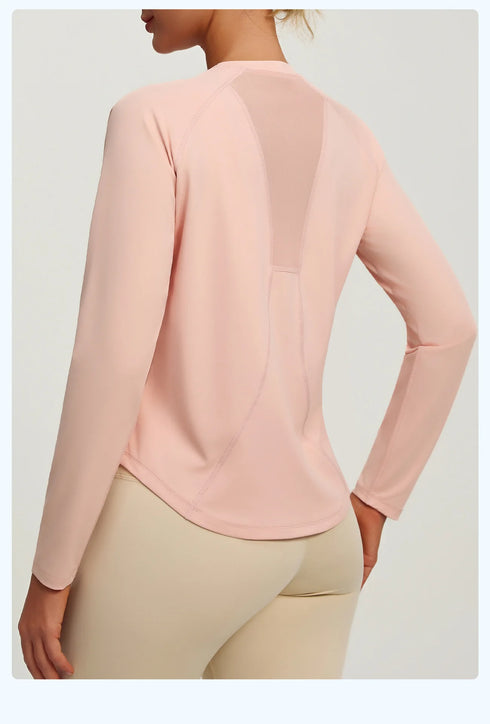 Women's Long Sleeve Breathable Sports Top