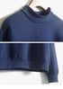 Women's Velvet Turtleneck Long Sleeve Sweatshirt