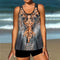 Floral Print Two-Piece Bikini Set for Women