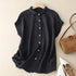Plus Size Short Sleeve Loose Blouse for Women