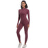 Women's Seamless Long Sleeve Sports Bodysuit