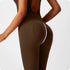 Seamless V-Back Tummy Control Yoga Bodysuit