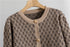 Elegant 3-Piece Knitted Set with Long Sleeve Sweater Coat