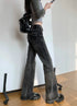 Women’s Gothic Flare Jeans in Black