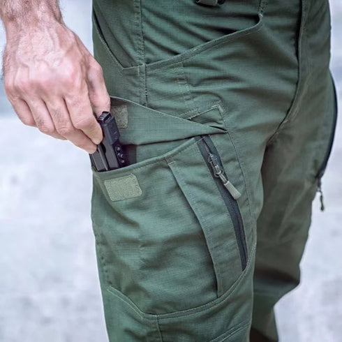 Men's Elastic Outdoor Cargo Trousers - M-5XL