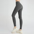 Naked Feeling Yoga Leggings High Waisted Hip Lifting Fitness Ankle Length Breathable Sports Pants for Running and Cycling