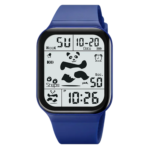 SKMEI Panda Pattern LED Digital Watch for Women