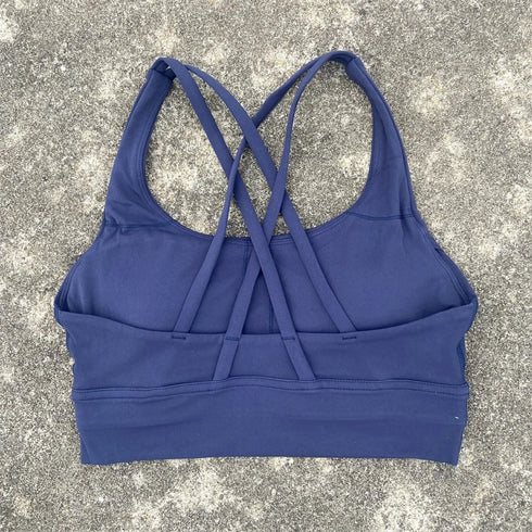 High Support Cross Straps Sports Bra for Women