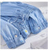 Plus Size Loose Fit Denim Yoga Pants