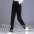 Plus Size High Waist Fleece Pencil Pants for Autumn/Winter