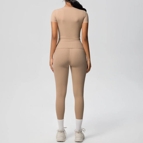 Women's 2-Piece Patchwork Yoga Set