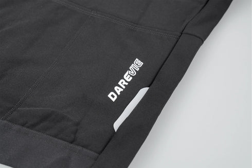 DAREVIE Men's Thermal Fleece Cycling Jersey - Long Sleeve