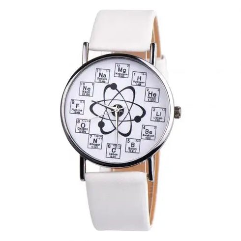 Ladies Watches Creative Design Chemical Element Markers