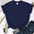 Quirky Letter Print T-Shirt for Women - Casual Summer Tee