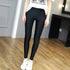 Plus Size Women Shiny Black Legging High Waist Push Up Trousers