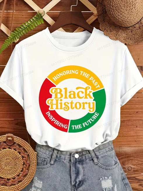 Black History Honouring The Past T-Shirt