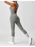 Seamless V-Back Tummy Control Yoga Bodysuit