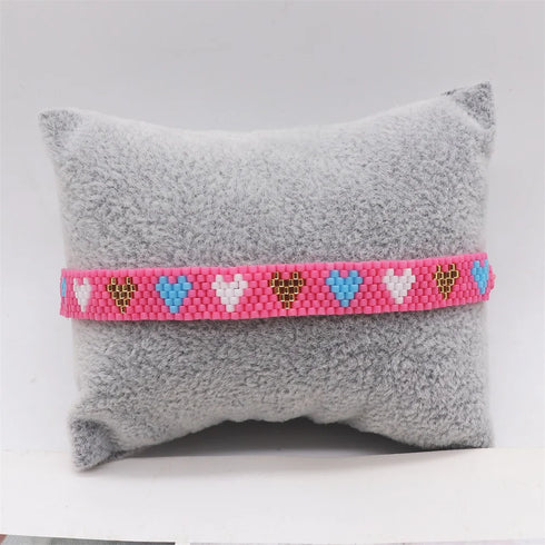 ZHONGVI Miyuki Heart Adjustable Bracelet