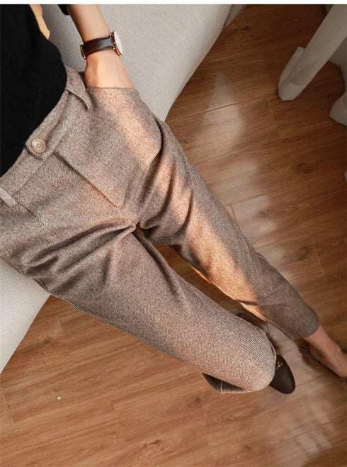High Waisted Plus Size Pencil Pants for Women