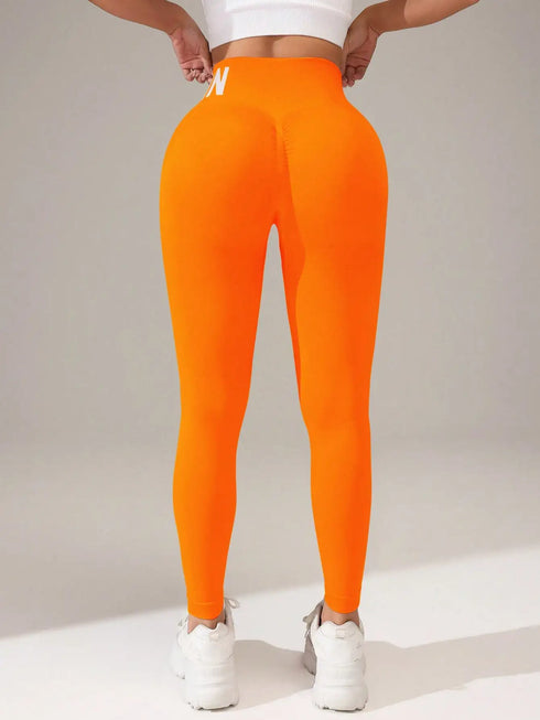 Seamless High Waist Yoga Leggings with Butt-Lifting Design