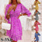 Women’s Bohemian Nipped Waist Summer Dress