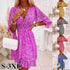 Women’s Bohemian Nipped Waist Summer Dress