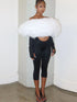 Furry Patchwork Backless Jumpsuit for Women