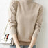 Autumn Winter Turtleneck Knitted Jumper for Women