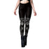 Gothic Steampunk Print Leggings for Women