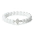 Jesus Cross Natural Stone Bracelet for Men