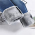High Waist Thermal Denim Jeans for Women