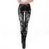 Gothic Steampunk Print Leggings for Women