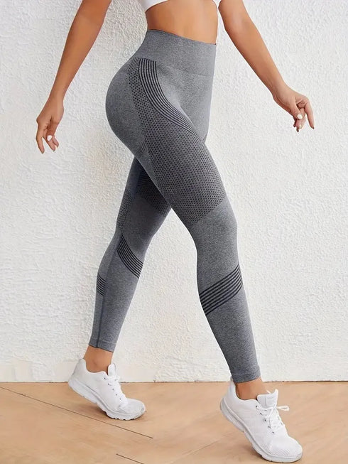 Breathable High-Waisted Yoga Leggings For Women Tummy Control Activewear