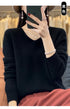 100% Merino Wool V-Neck Pullover Sweater for Women