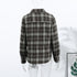 Casual Plaid V-Neck Blouse for Women