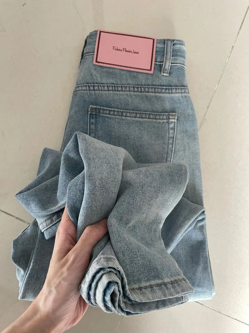 Women’s Wide Leg Vintage Denim Jeans