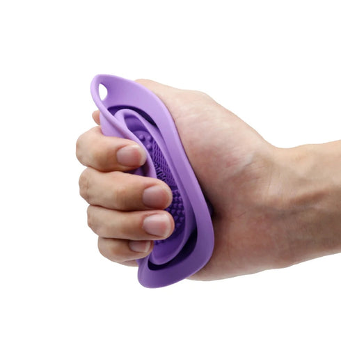 Silicone Makeup Brush Cleaner Folding Scrubber Bowl Tool