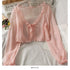 Summer Ruffled Chiffon Long Sleeve Blouse