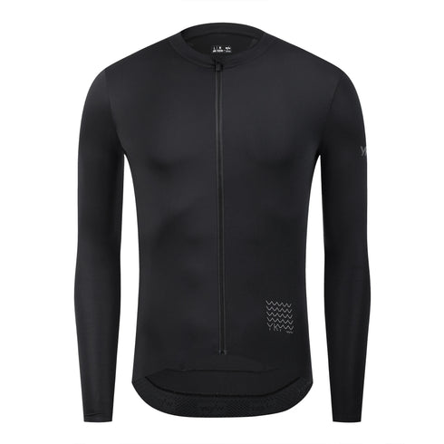 YKYW UPF 50+ Pro Team Thin Cycling Jersey Long Sleeve Men's Breathable Shirt Bike Tops Sun protection Sport Clothing YKK Zipper