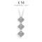 Sparkling Moissanite Diamond Necklace in 925 Silver