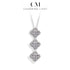 Sparkling Moissanite Diamond Necklace in 925 Silver