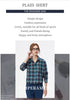 Loose Women's Plaid Shirt - Long Sleeve Casual Blouse