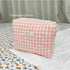 Quilted Cotton Travel Storage Bag - Retro Cherry Design
